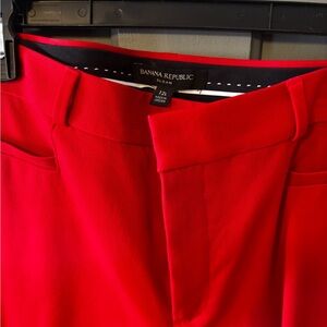 Banana Republic Vibrant Red Women's Trousers